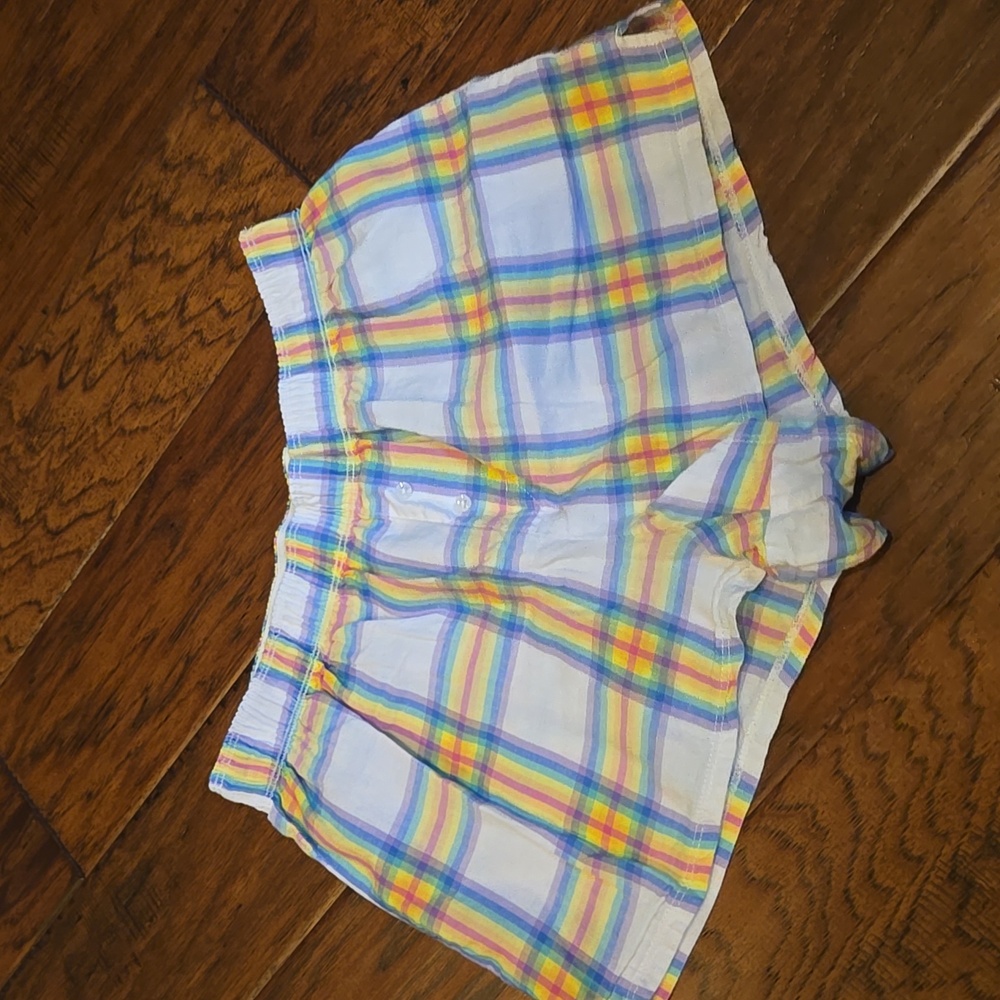 Colsie Plaid Soft Lounge Shorts